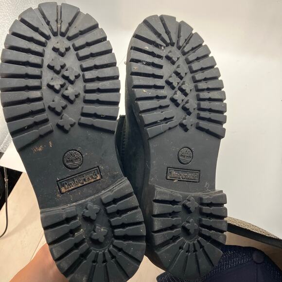 Timberland Youth Black Nubuck Waterproof Boots Sz‎ 1 Primaloft Insulated 12707 - Picture 3 of 8